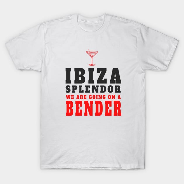 Ibiza hen drinks party T-Shirt by fantastic-designs